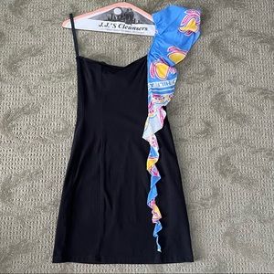 EUC Women's Lalesso One Sleeved Bodycon Dress size Small